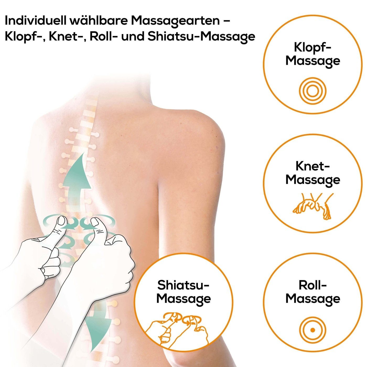3800 Beurer Shiatsu-Massagesessel HCT-modern, BEURER Massage MC Massagesessel