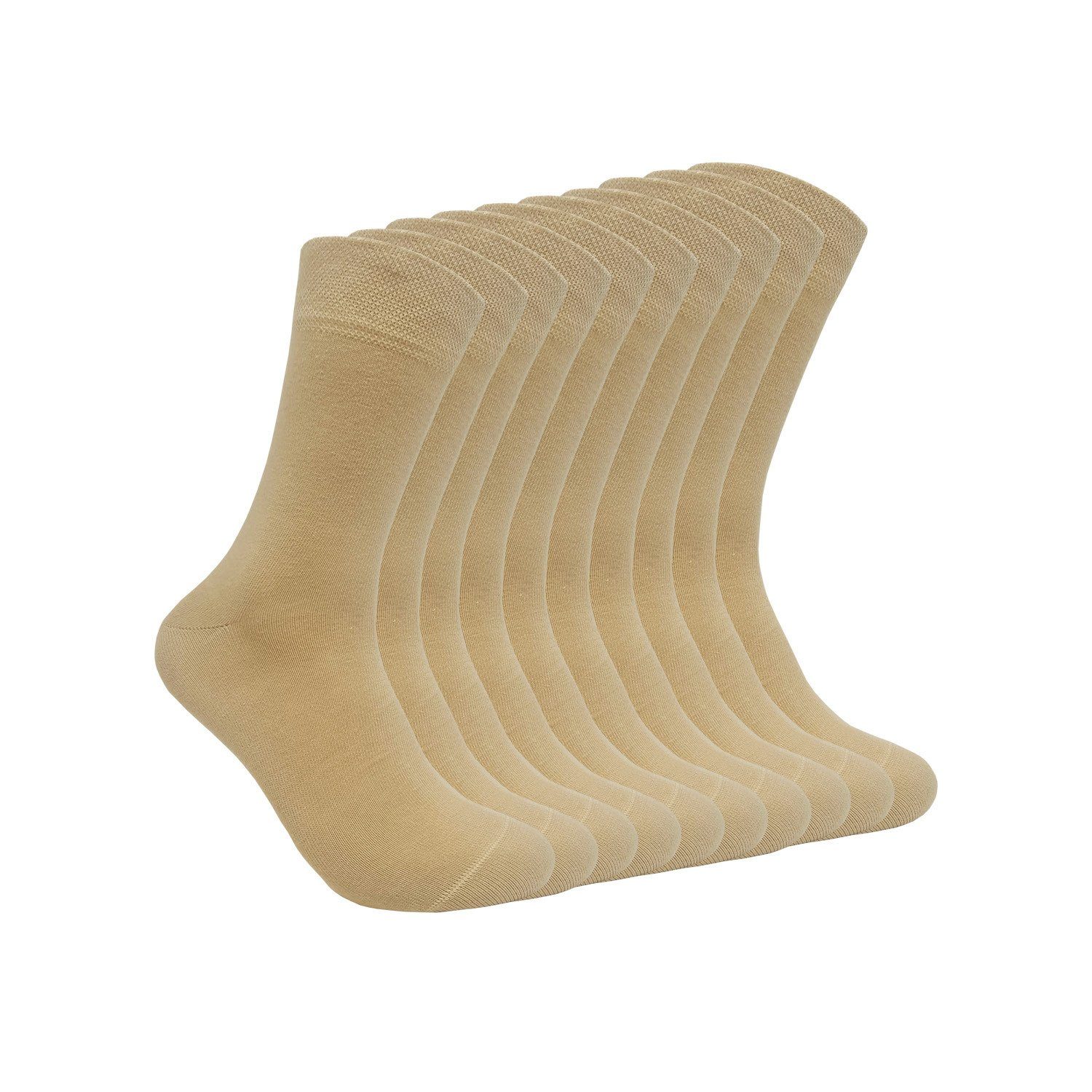 Businesssocken Businesssocken 10 Paar – Baumwolle & Komfortbund