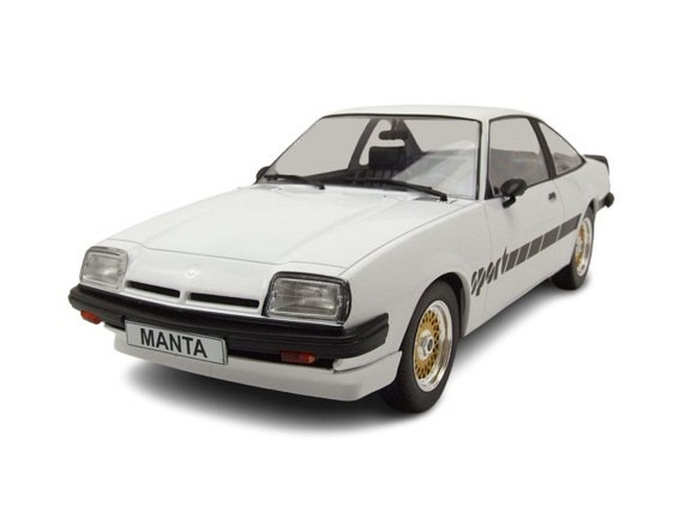 MCG Modellauto Opel Manta B Sport 1980 weiß, Maßstab 1:18
