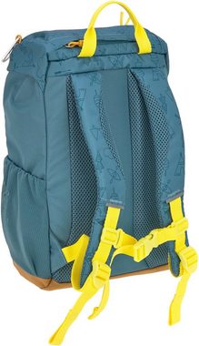 LÄSSIG Kinderrucksack Adventure, Blue, Mini Backpack, inkl. Sitzunterlage; PETA-approved vegan; aus recyceltem Material