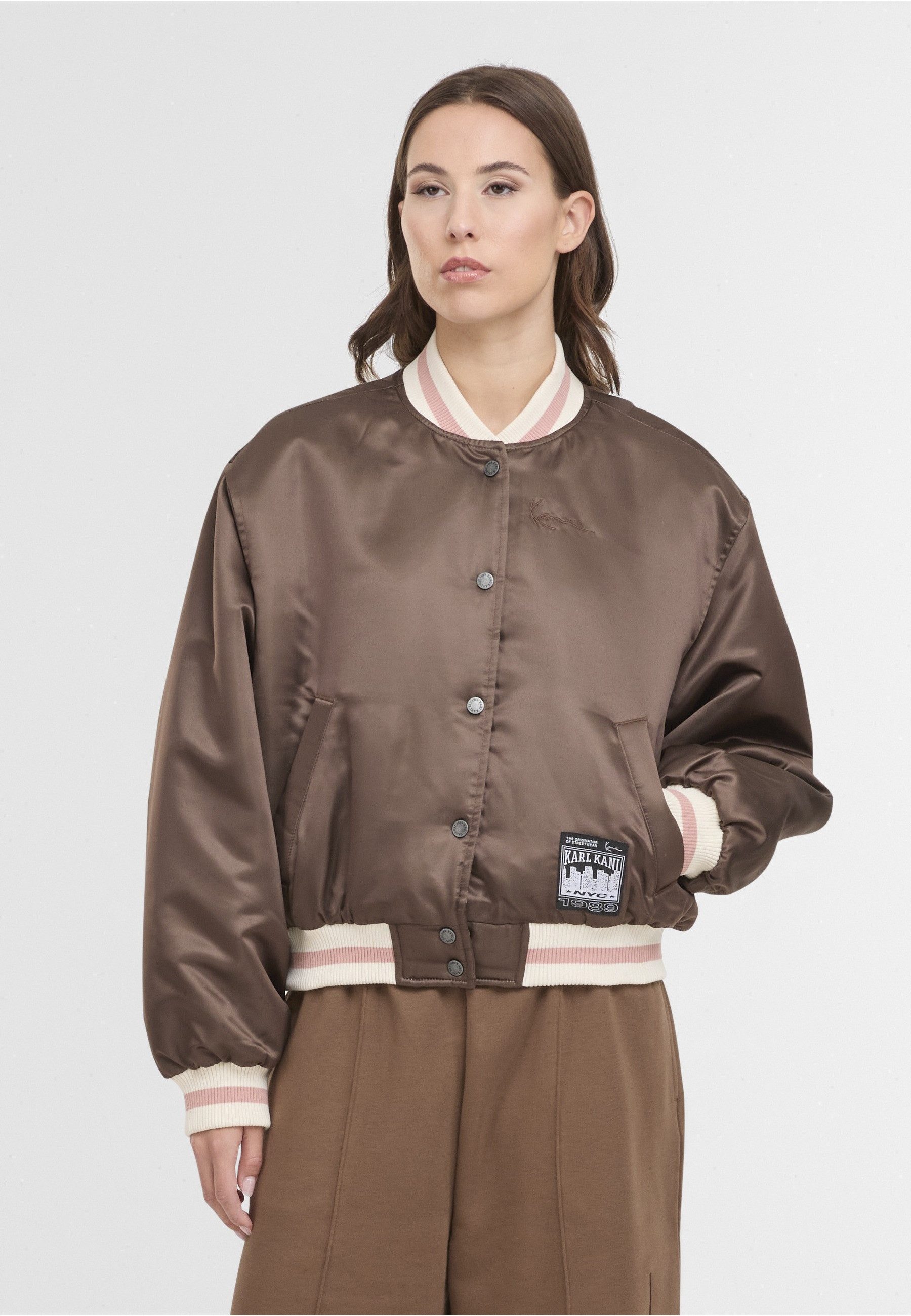 Karl Kani Bomberjacke Karl Kani Signature Bowling Jacket (1-St)