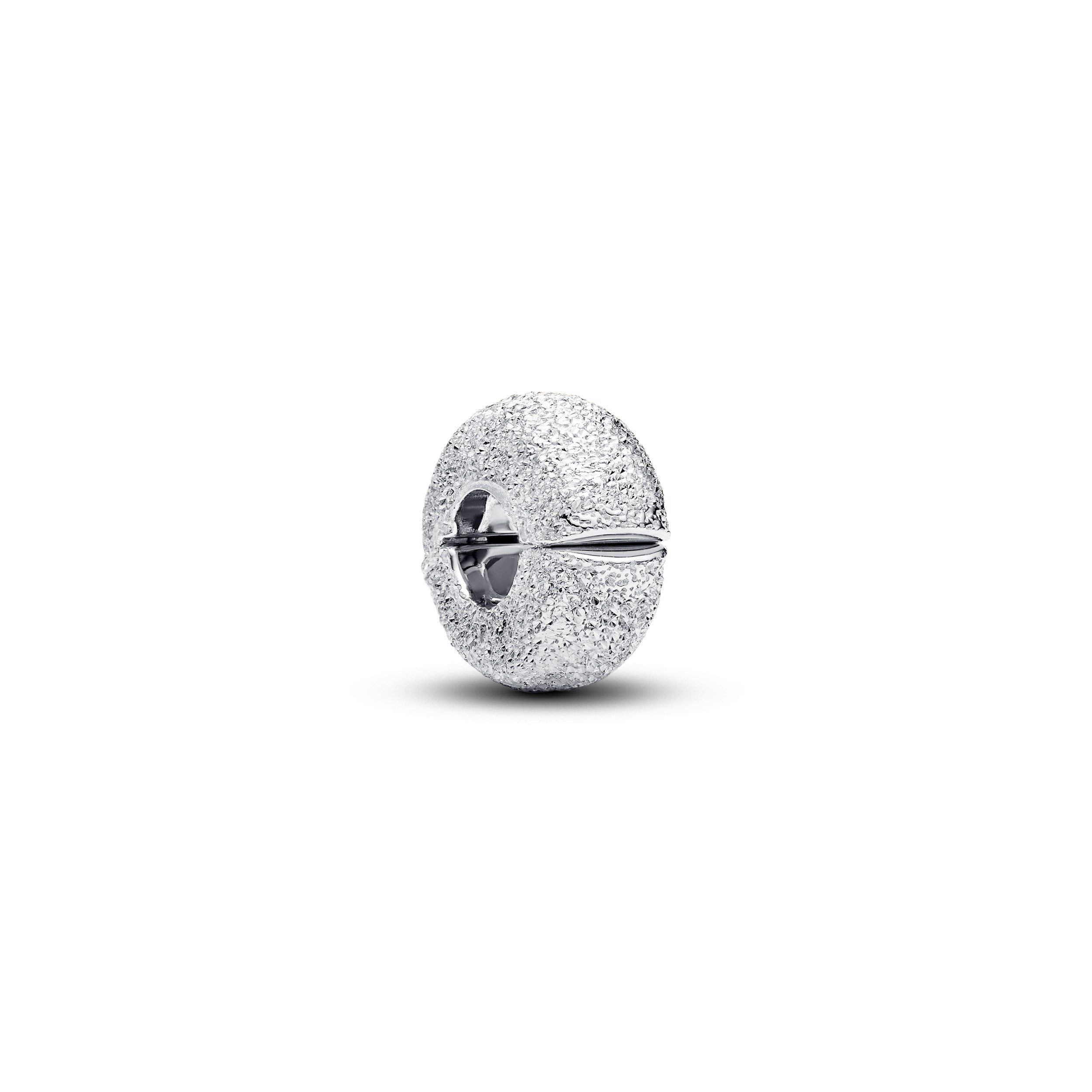 Pandora Charm-Einhänger Pandora Clip-Charm Damen Mini Strukturiert Sterling-Silber 794771C00