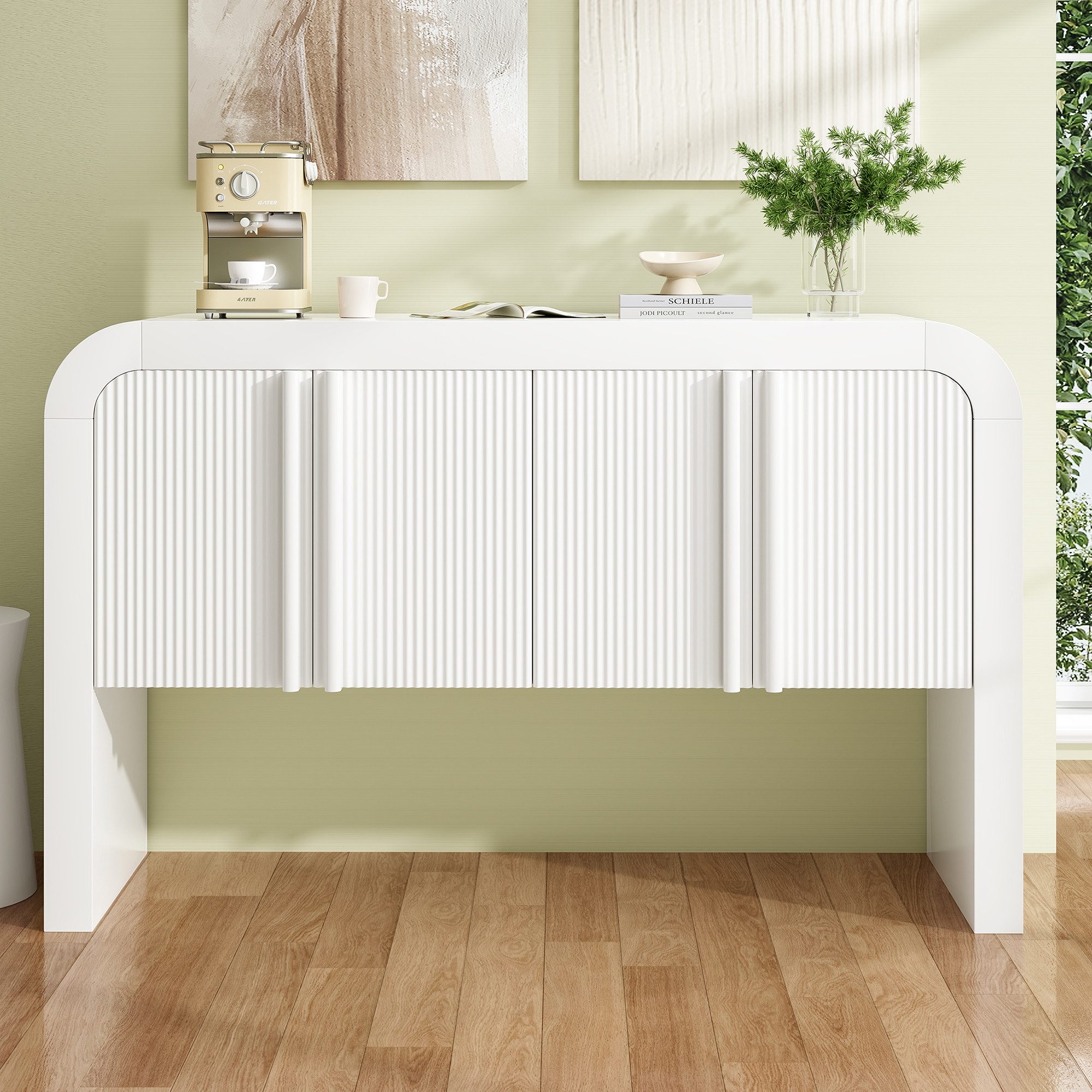 Flieks Sideboard mit abgerundeter Ecke (1 günstig online kaufen
