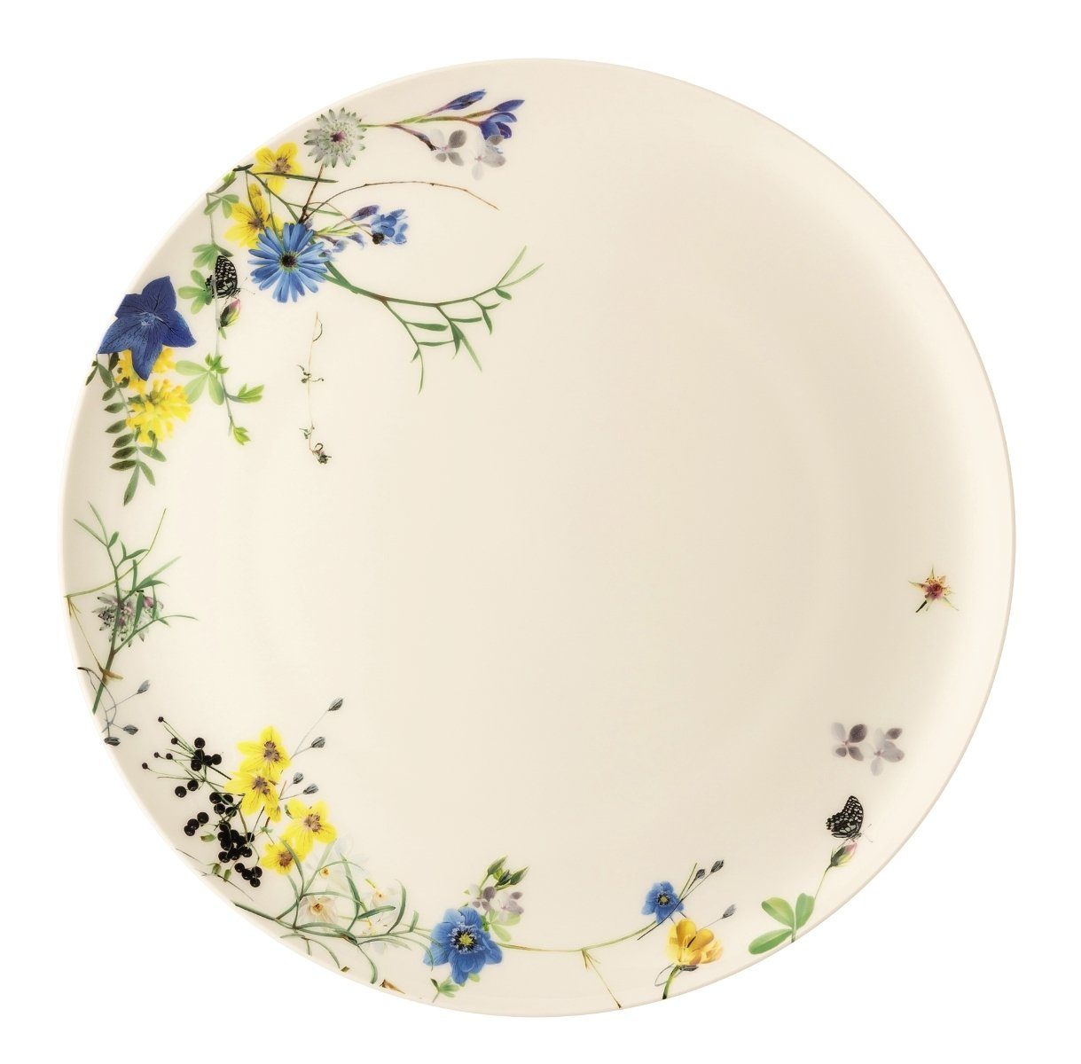 Rosenthal Speiseteller Brillance Fleurs des Alpes Speiseteller 27 cm, Тарелки Flach