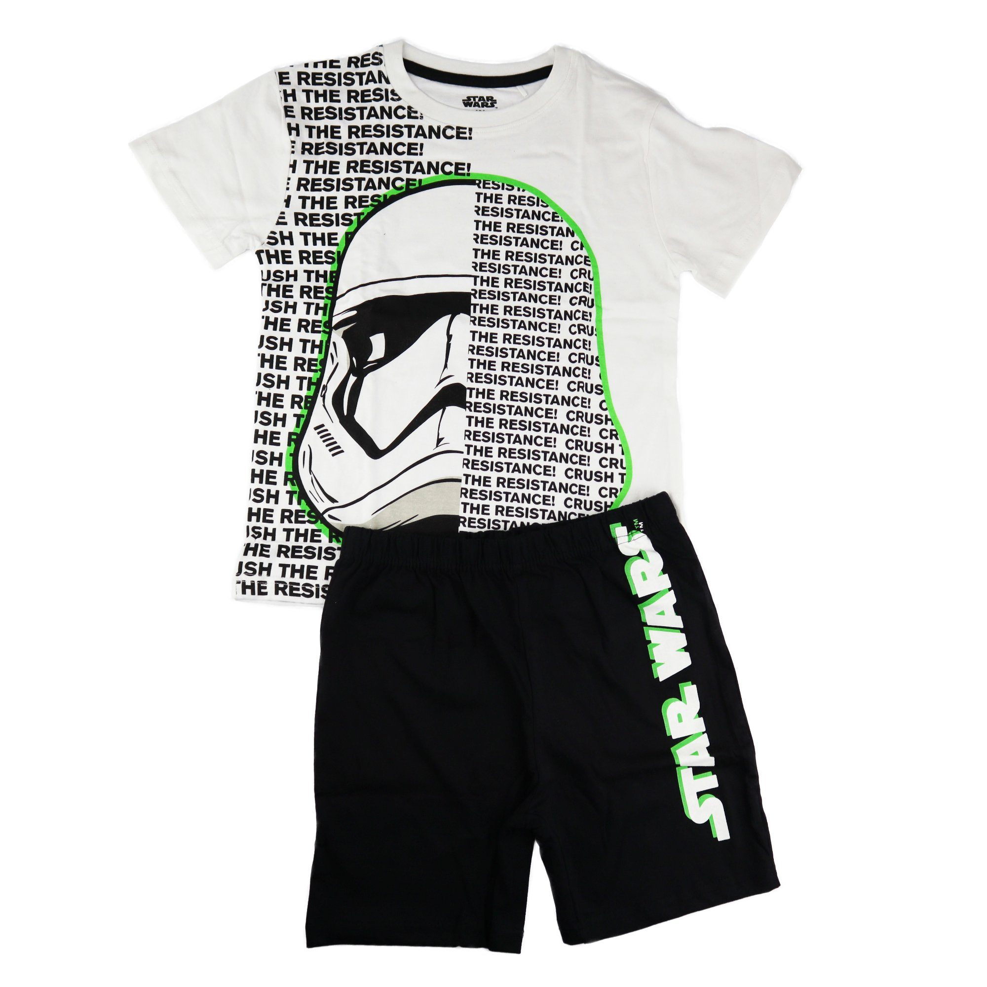 Disney Pyjama Star Wars Stormtrooper Jugend Jungen Pyjama (Set) Gr. 134 bis 164, 100% Baumwolle