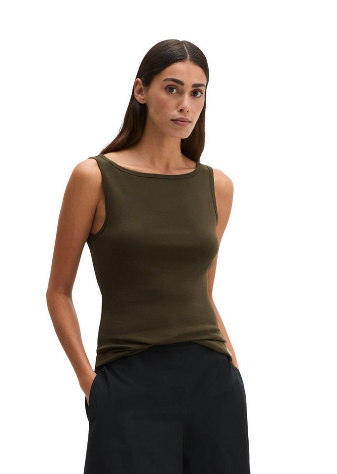 Marc O'Polo T-Shirt aus Organic-Cotton-Rib-Jersey