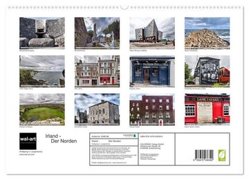 CALVENDO Wandkalender Irland - Der Norden (Premium, hochwertiger DIN A2 Wandkalender 2023, Kunstdruck in Hochglanz)