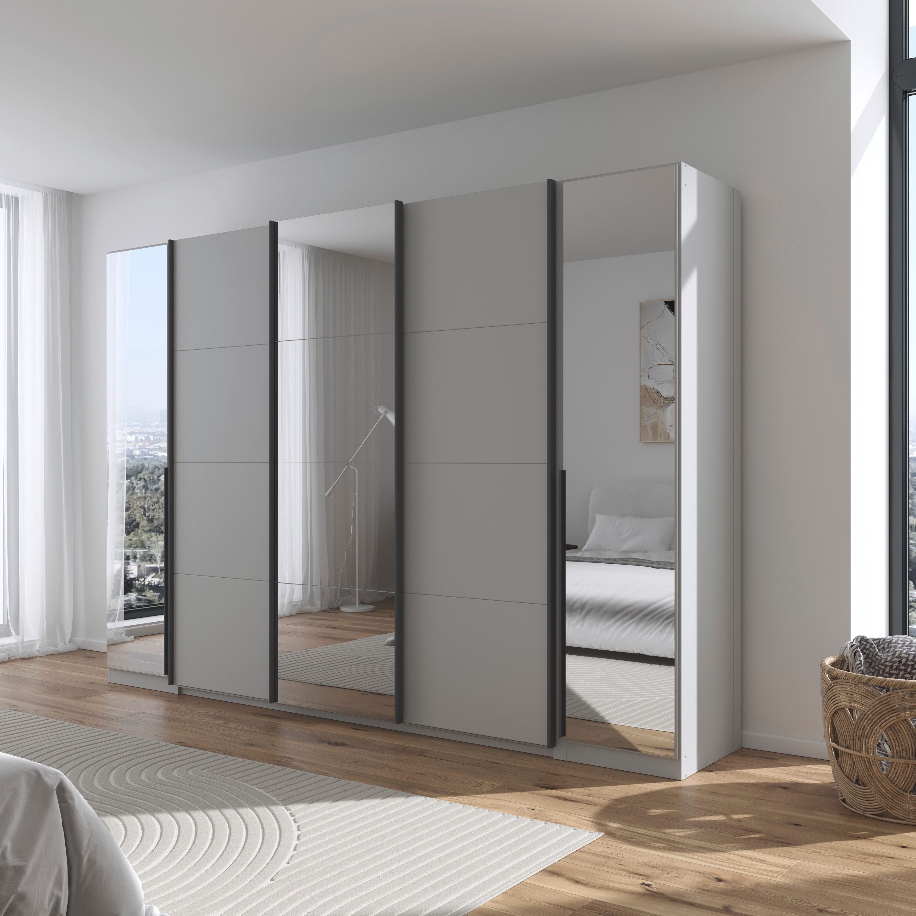 OTTO home Schwebetürenschrank Dreh-/Schwebetürenschrank Kleiderschrank Fami günstig online kaufen