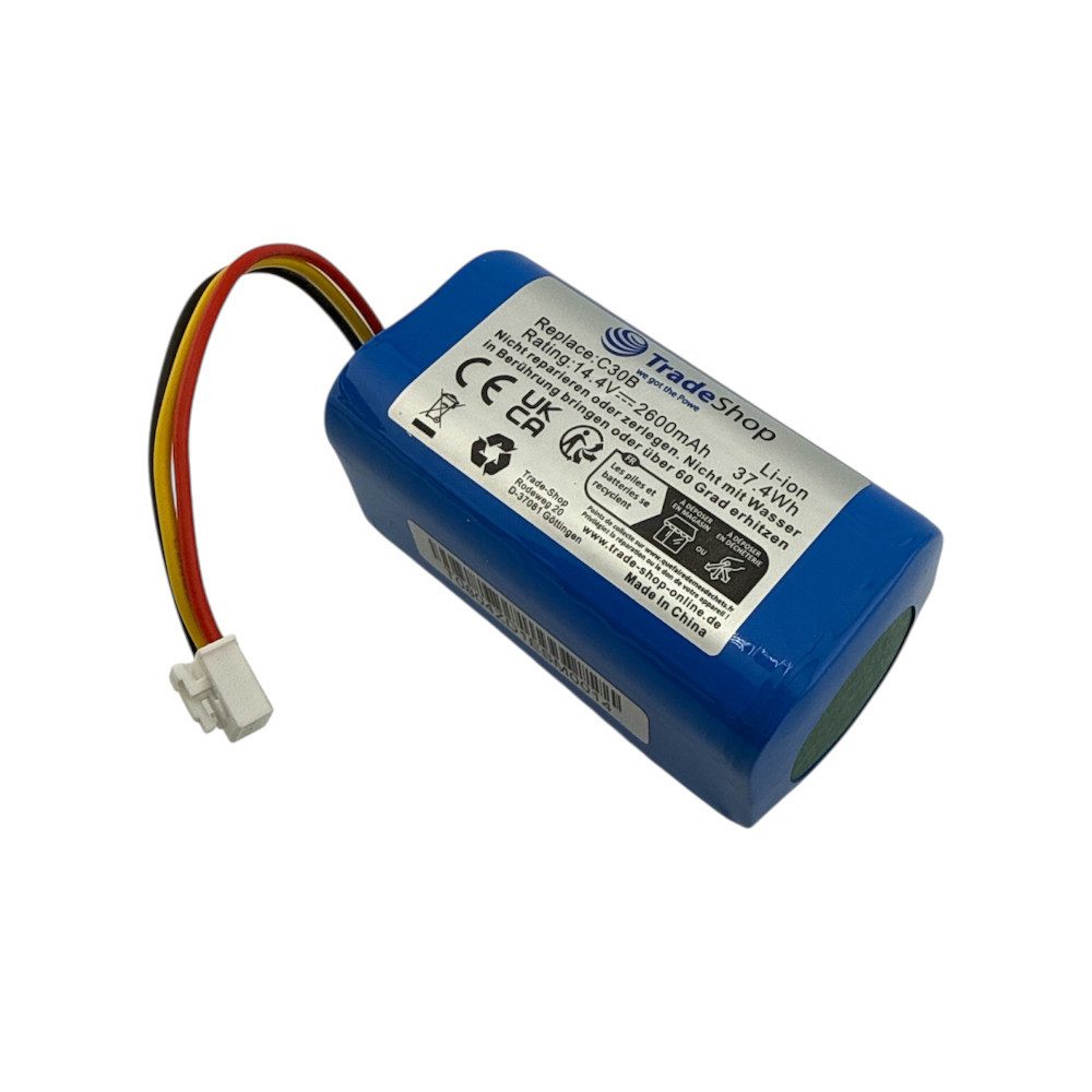 Trade-Shop Akku passend für Proscenic NEO 820P, NEO 830P, Abir R20 X5 X6 X7 X8 Akku Li-Ion 2600 mAh (14,4 V)