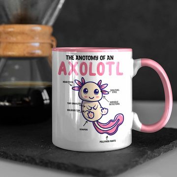 Trendation Tasse Trendation - Axolotl Tasse Geschenk für Schwanzlurch-Liebhaber