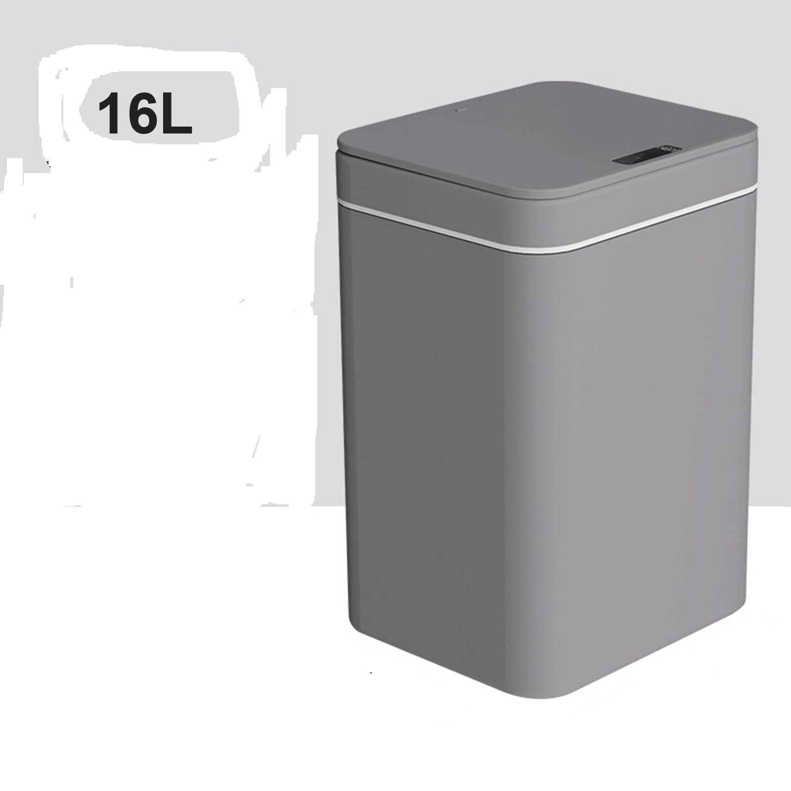 TWSOUL Mülleimer 16L intelligenter automatischer Induktions-Mülleimer, 30 cm Schaltabstand, leises Öffnen und Schließen