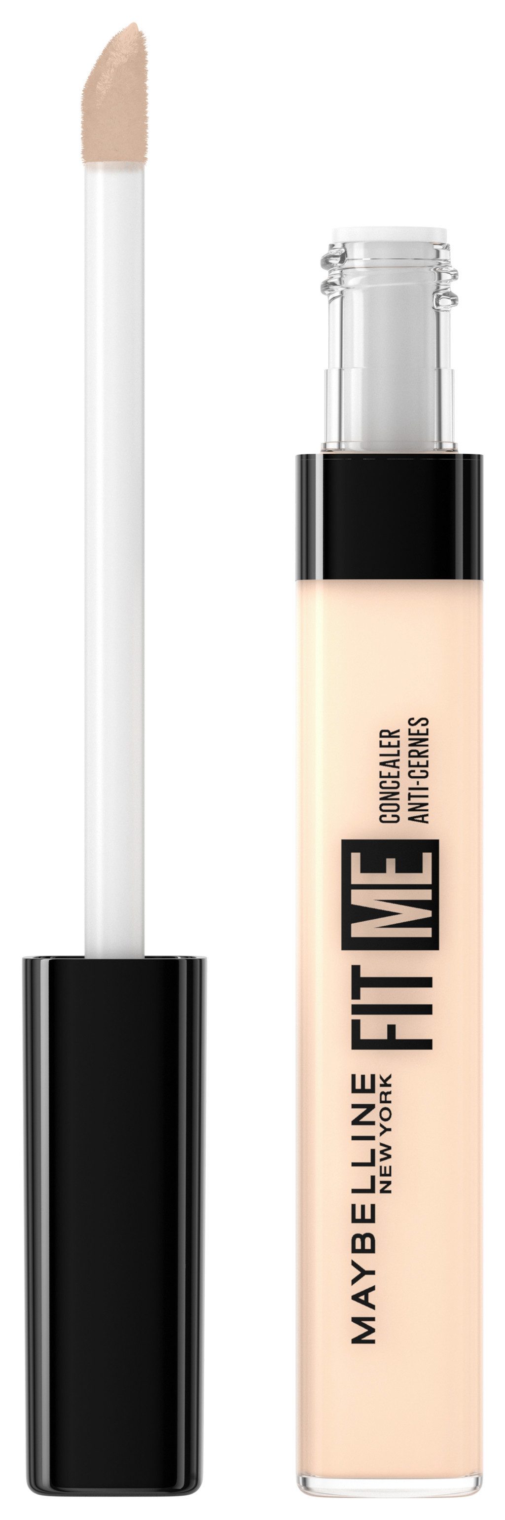 MAYBELLINE NEW YORK Concealer FIT ME! CONCEALER, mit hoher Deckkraft, hellt dunkle Stellen unter den Augen auf
