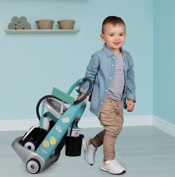 Smoby Kinder-Putzwagen Reinigungstrolley mit Staubsauger, mit Sound