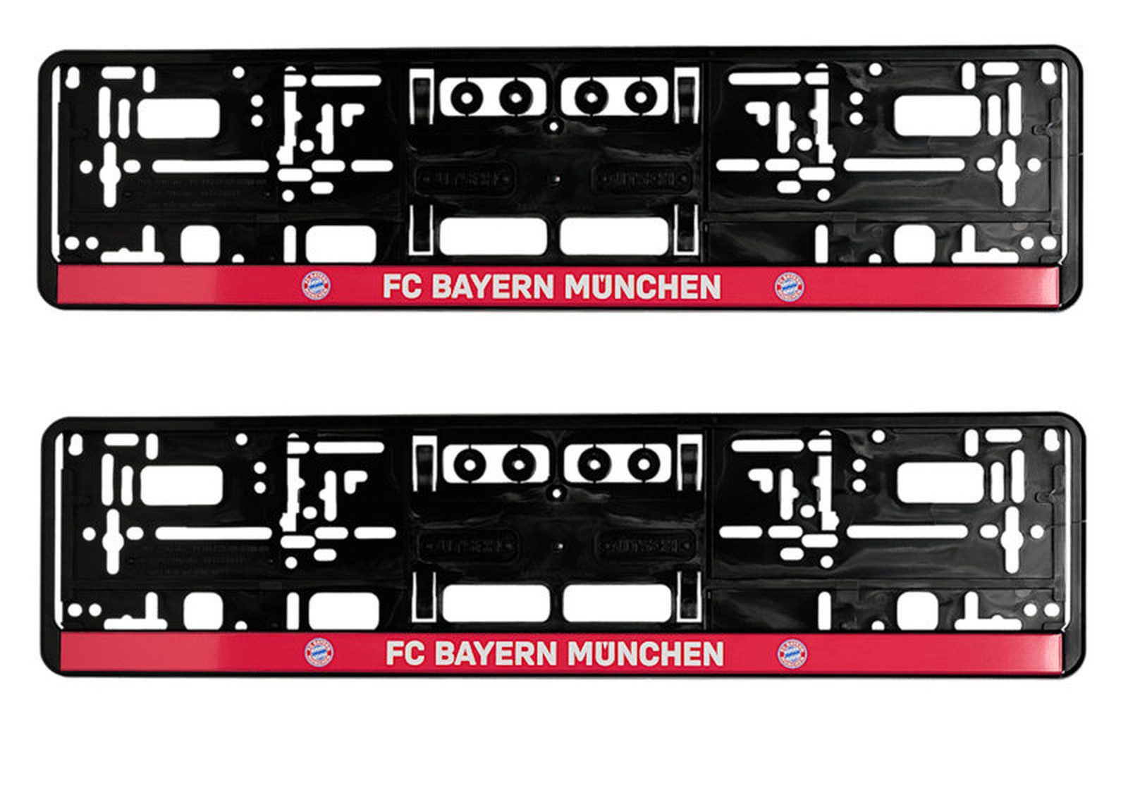 FC Bayern München Kennzeichenhalter FC Bayern Kennzeichenverstärker 2-er Set