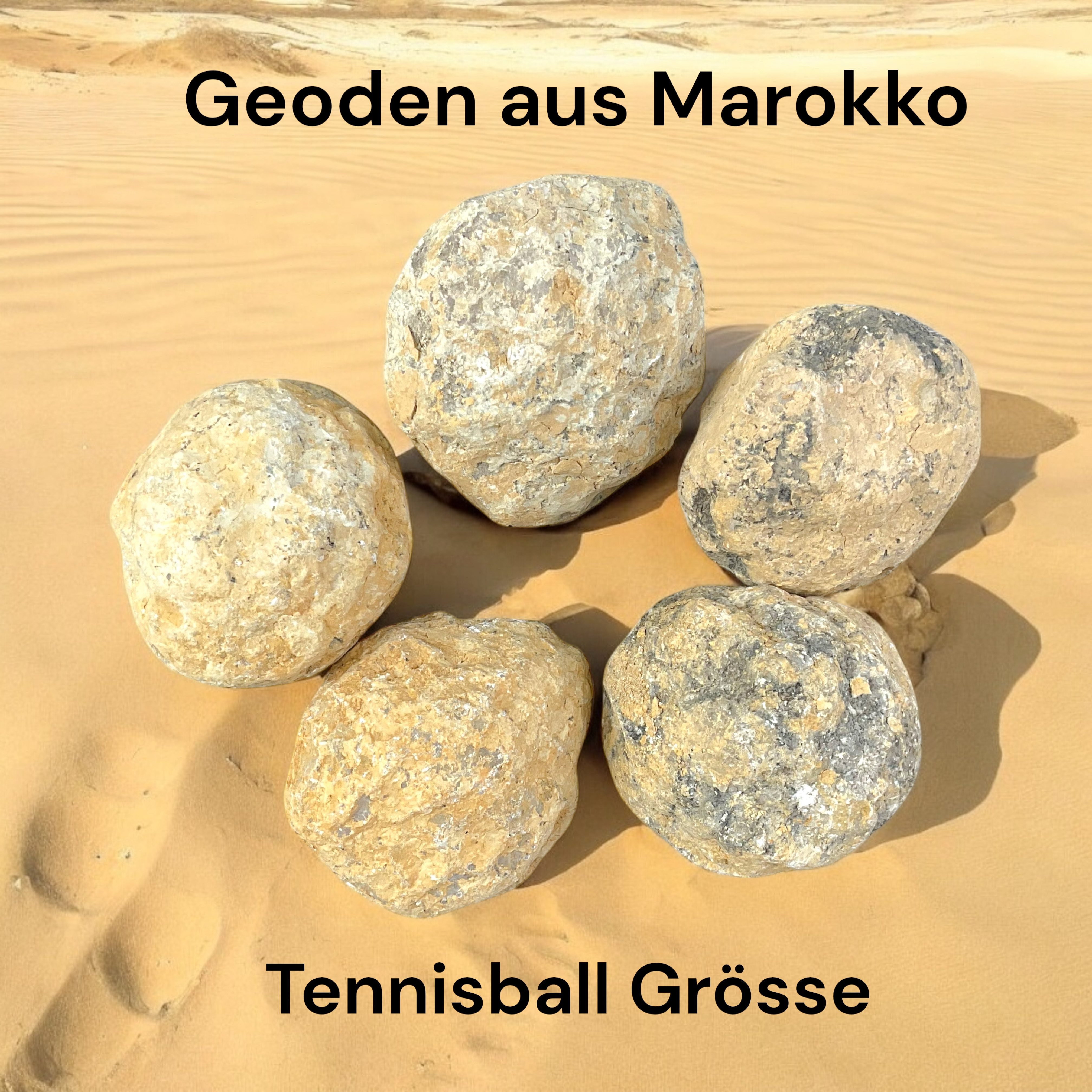Steinfixx® Experimentierkasten grosses 5-teiliges Geoden Set - Quarzgeoden ungeöffnet, (SPARSET Grösse je 6-7 cm, Gesamt 900-1000 gr., 1-tlg., mit Anleitung und Erklärungen), garantierte weiße Kristalle, Top 1A-Qualität, Marokko