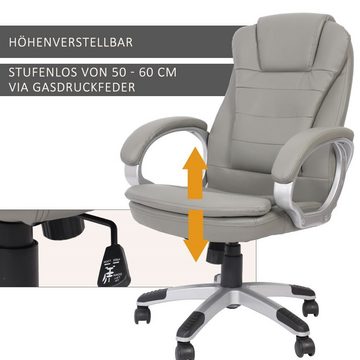 Feel2Home Schreibtischstuhl Schreibtischstuhl 120 KG Chefsessel Bürostuhl Office versch. Farben, Rückenlehne mit integrierter Kopfstütze