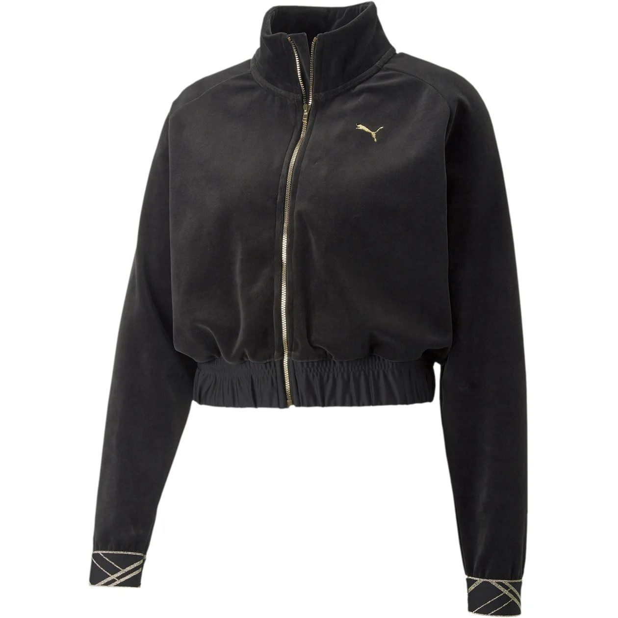 Sweatjacke Deco Glam Velour Full Zip
