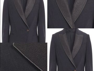 BRUNELLO CUCINELLI Jackenblazer BRUNELLO CUCINELLI Sparkle-lapel Embellished Bead Twill Suit Blazer Ja