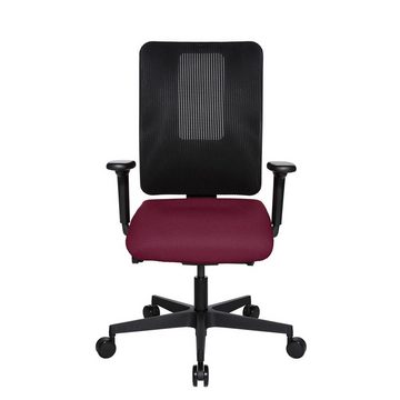 TOPSTAR Bürostuhl 1 Stuhl Bürostuhl Sitness Open X (N) Deluxe - bordeaux/schwarz