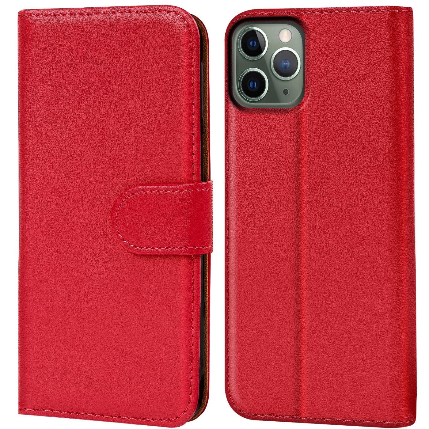 CoolGadget Handyhülle Book Case Handy Tasche für Apple iPhone 11 Pro 5,8 Zoll, Hülle Klapphülle Flip Cover für iPhone 11 Pro Schutzhülle stoßfest