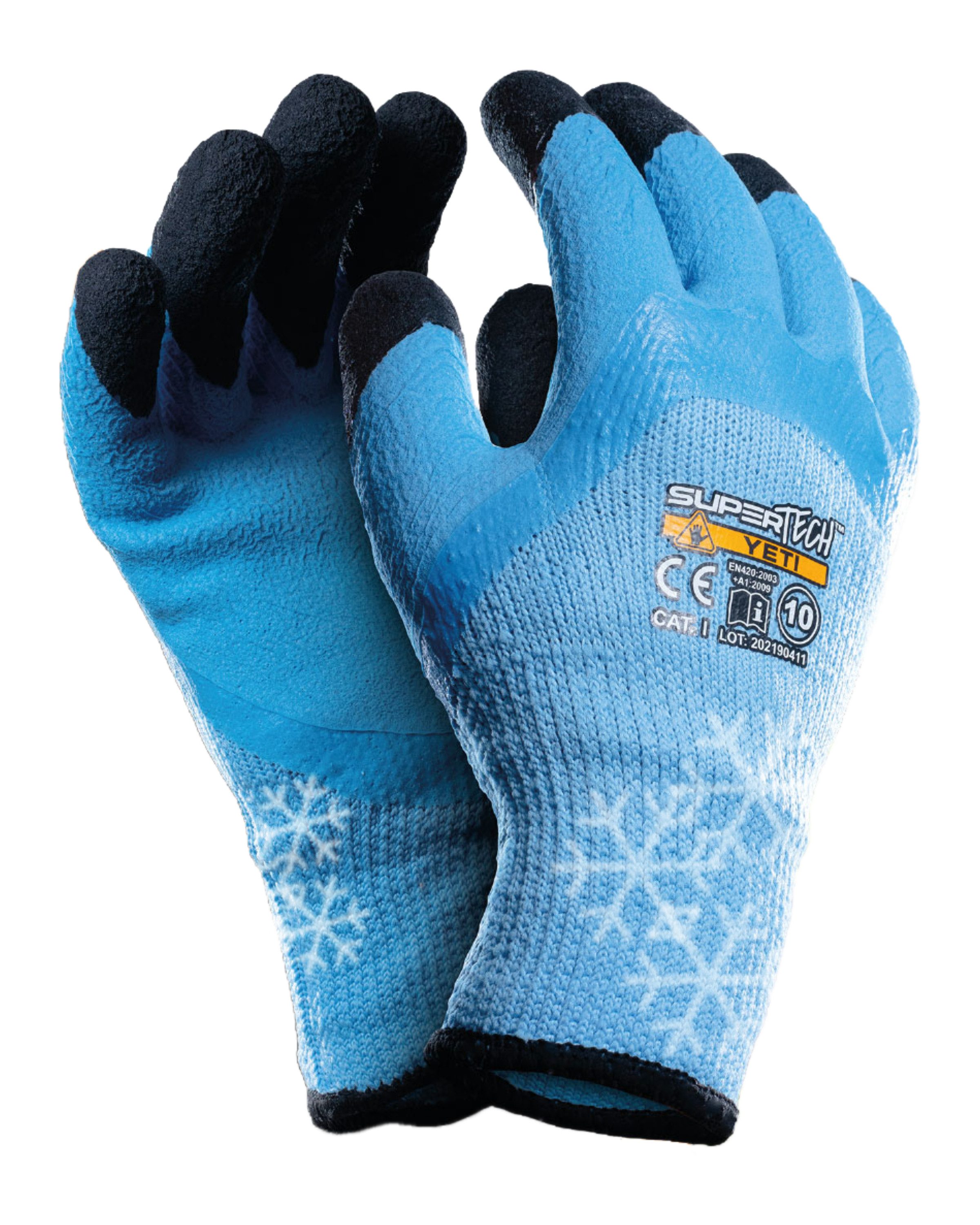 Worklink Winter-Arbeitshandschuhe 60 Paar Winter-Arbeitshandschuhe Super Tech Yeti Размер 10 (60 Paar)
