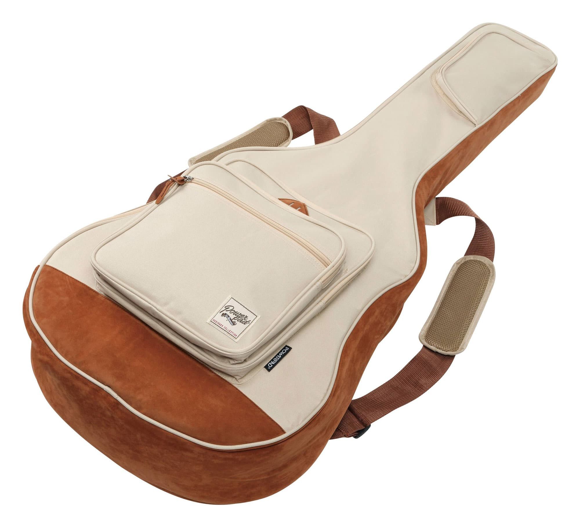Gitarrentasche IAB541-BE Powerpad Gigbag Beige für Westerngitarre & Rucksackgarnitur