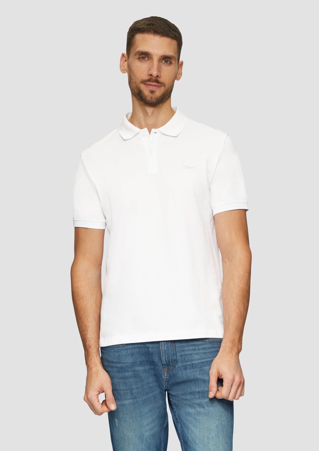 s.Oliver Poloshirt Poloshirt Kragen, Knopfleiste, kurzarm günstig online kaufen