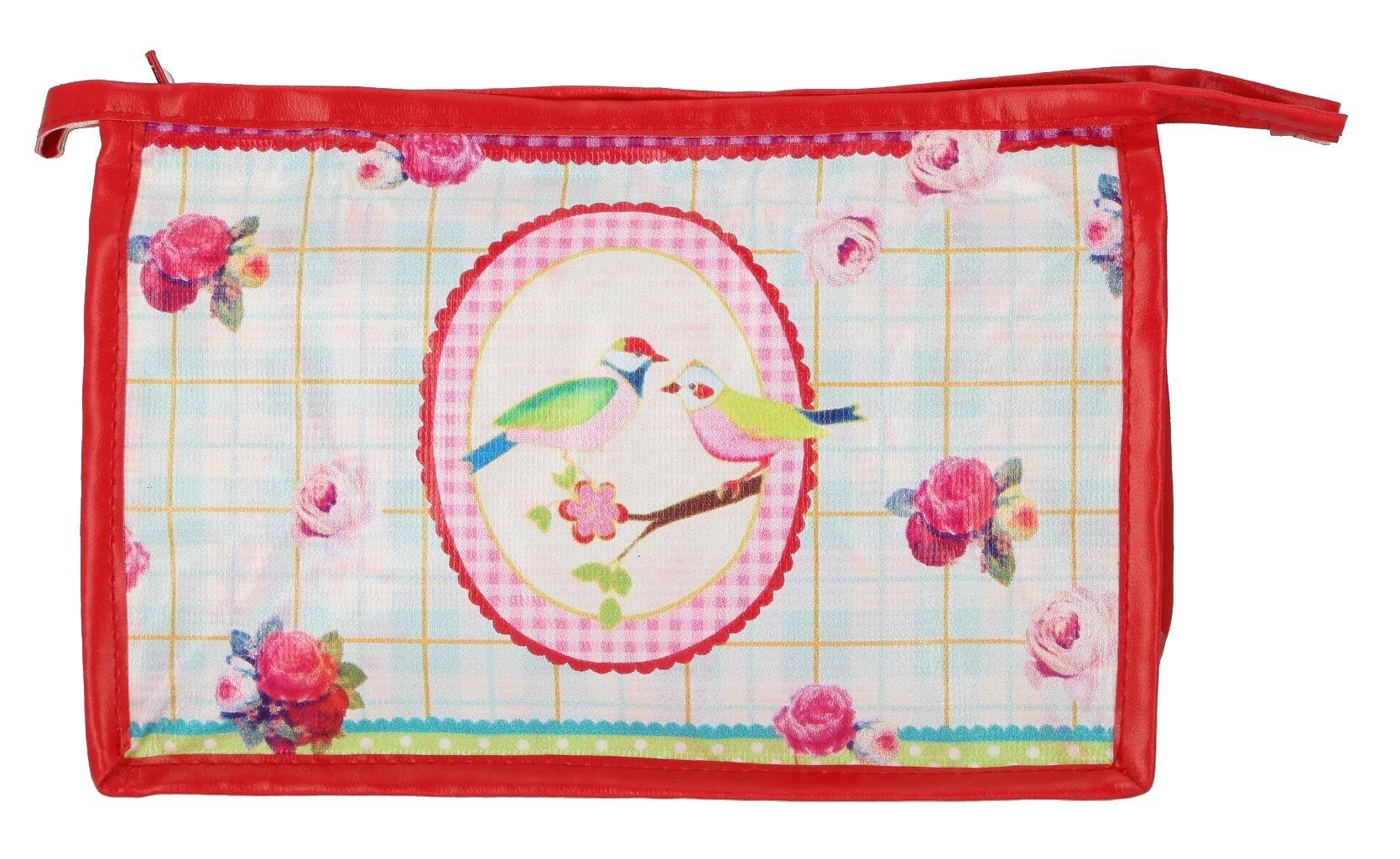 Kosmetiktasche Waschbeutel Birds & Roses (1-tlg)