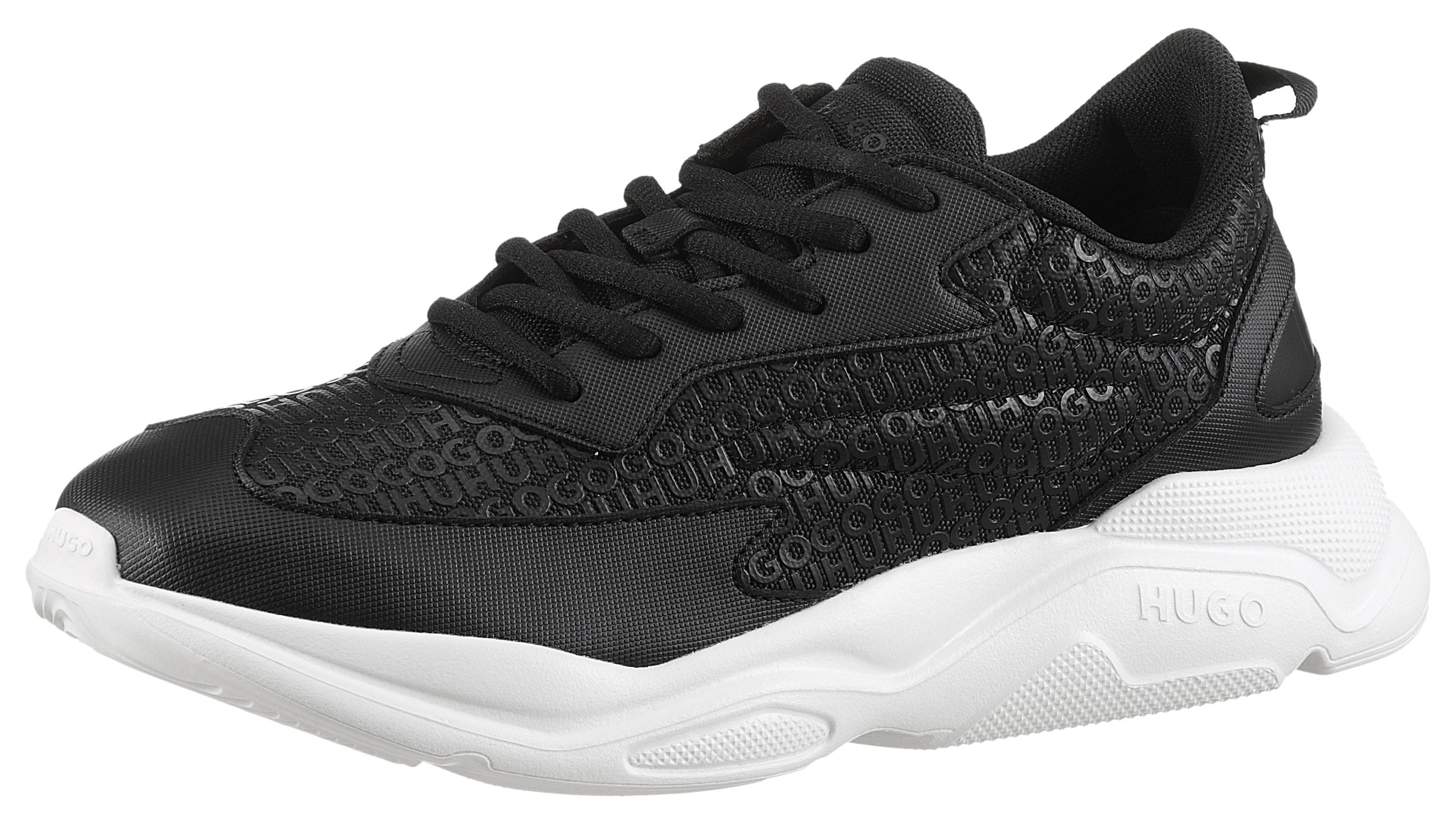 HUGO Leon_runn Sneaker, Freizeitschuh, Halbschuh, Schnürschuh mit weichem S günstig online kaufen