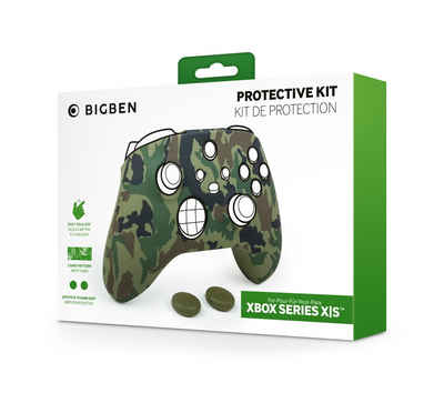 BigBen X/S Controller Silicon Glove camo green inkl. 2 Thumb Grips BB006469 Xbox-Standfuß