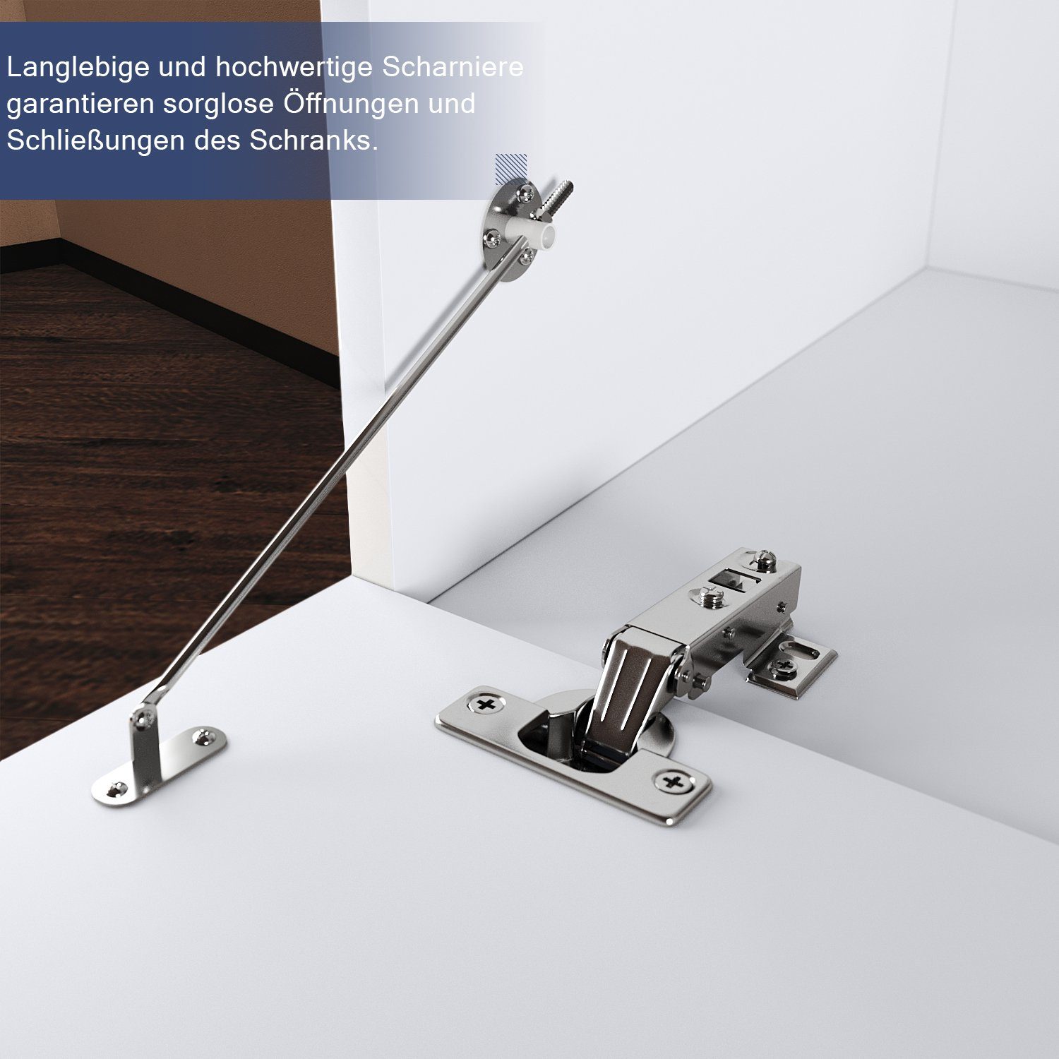 SONNI Lowboard Lowboard 180 cm TV-Schrank TV-Board, stehend, sideboards – Bild 5 von 5