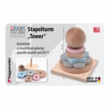 Voggenreiter Stapelspielzeug Music for Kids Premium Stapelturm Tower
