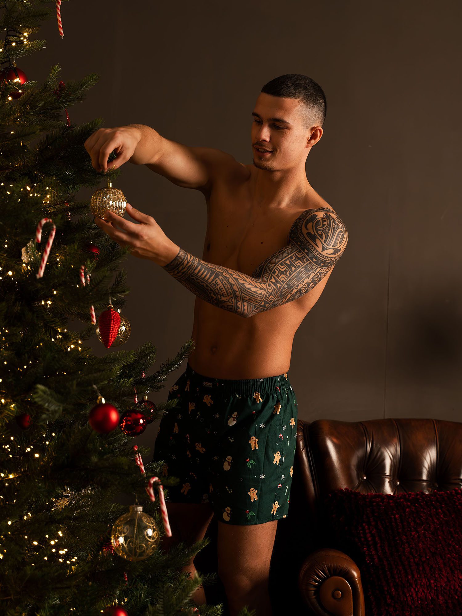 HAPPY SHORTS Boxer Christmas (3-St) Boxershorts, Unterhose, Boxerbriefs