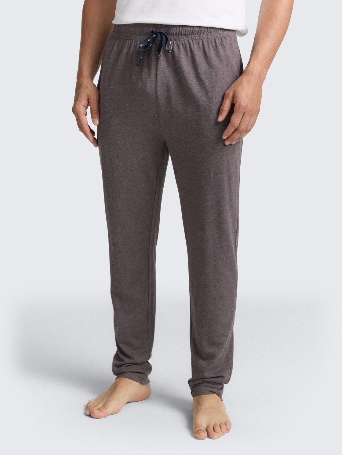 TOM TAILOR Pyjama Unterwäsche Pyjama-Hose in Melange-Optik günstig online kaufen