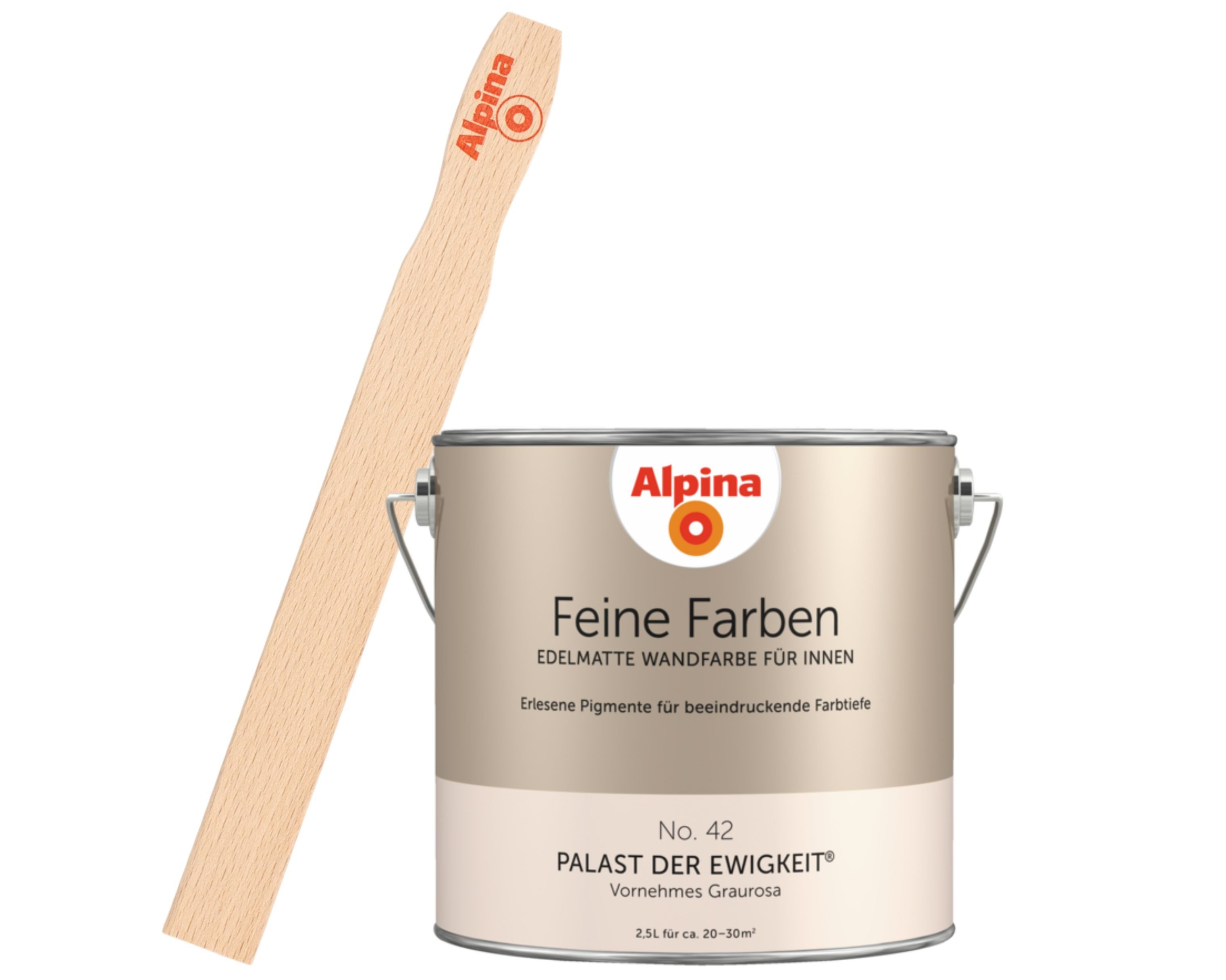 Alpina Wandfarbe Alpina Feine Farben + Gratis Rührstab