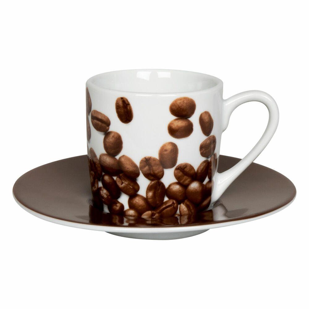 Könitz Espressotasse Coffee Beans, 85 ml, Porzellan