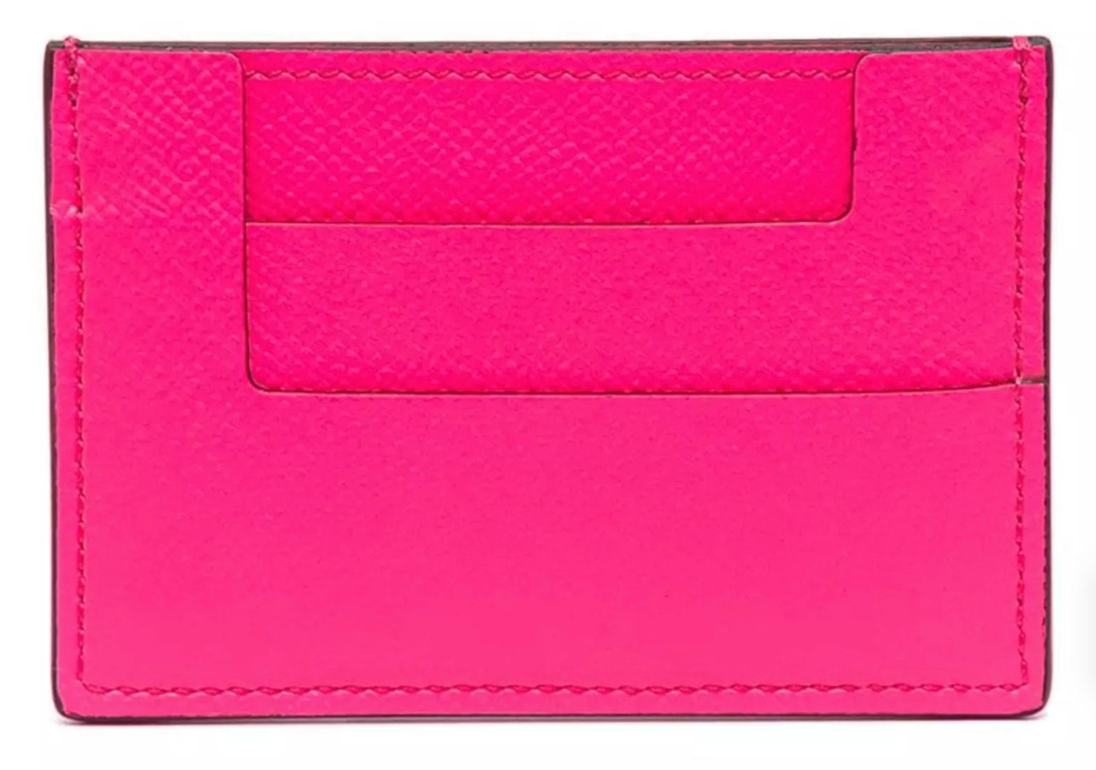 Tom Ford Kartenetui TF Neon-Colour Logo-Plakette Geldbörse, Kartenschlitze für Kreditkarten, Ausweise oder Visitenkarten
