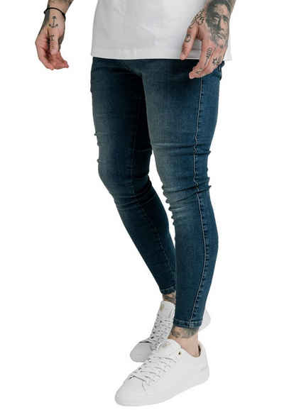 Siksilk Skinny-fit-Jeans »SikSilk Jeans Herren SKINNY DENIMS SS-19350 Midstone«