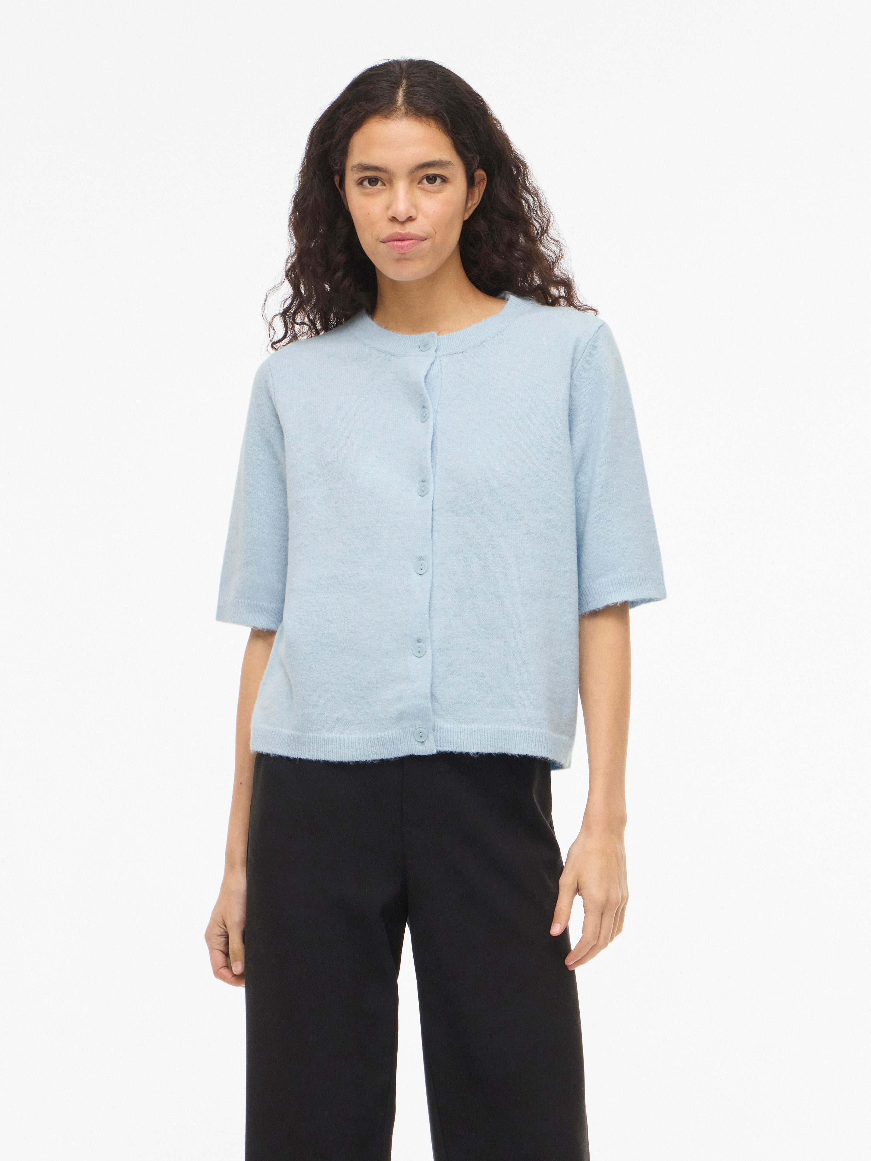 Vila Strickjacke VILIGA 2/4 O-NECK KNIT CARDIGAN - NOOS günstig online kaufen