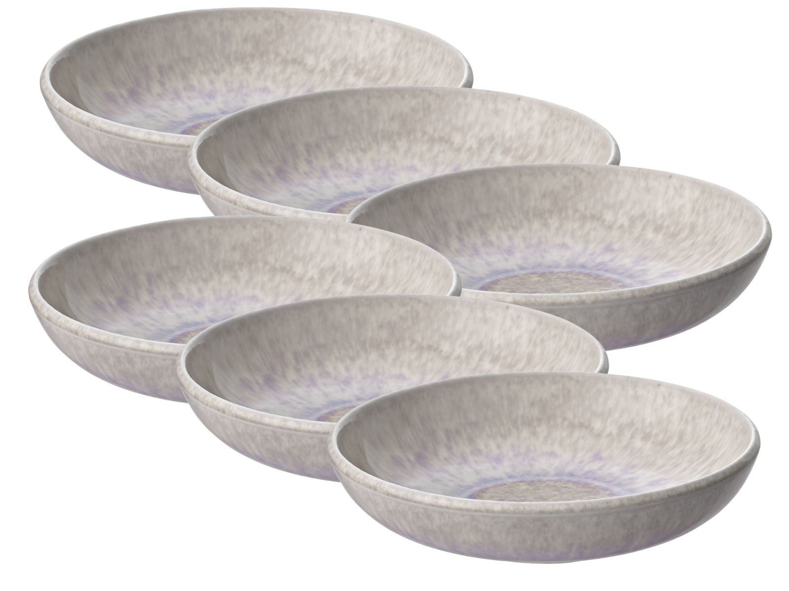 like. by Villeroy & Boch Geschirr-Set Perlemor Sand Dipschälchen 12 cm Set6, Premium Porcelain