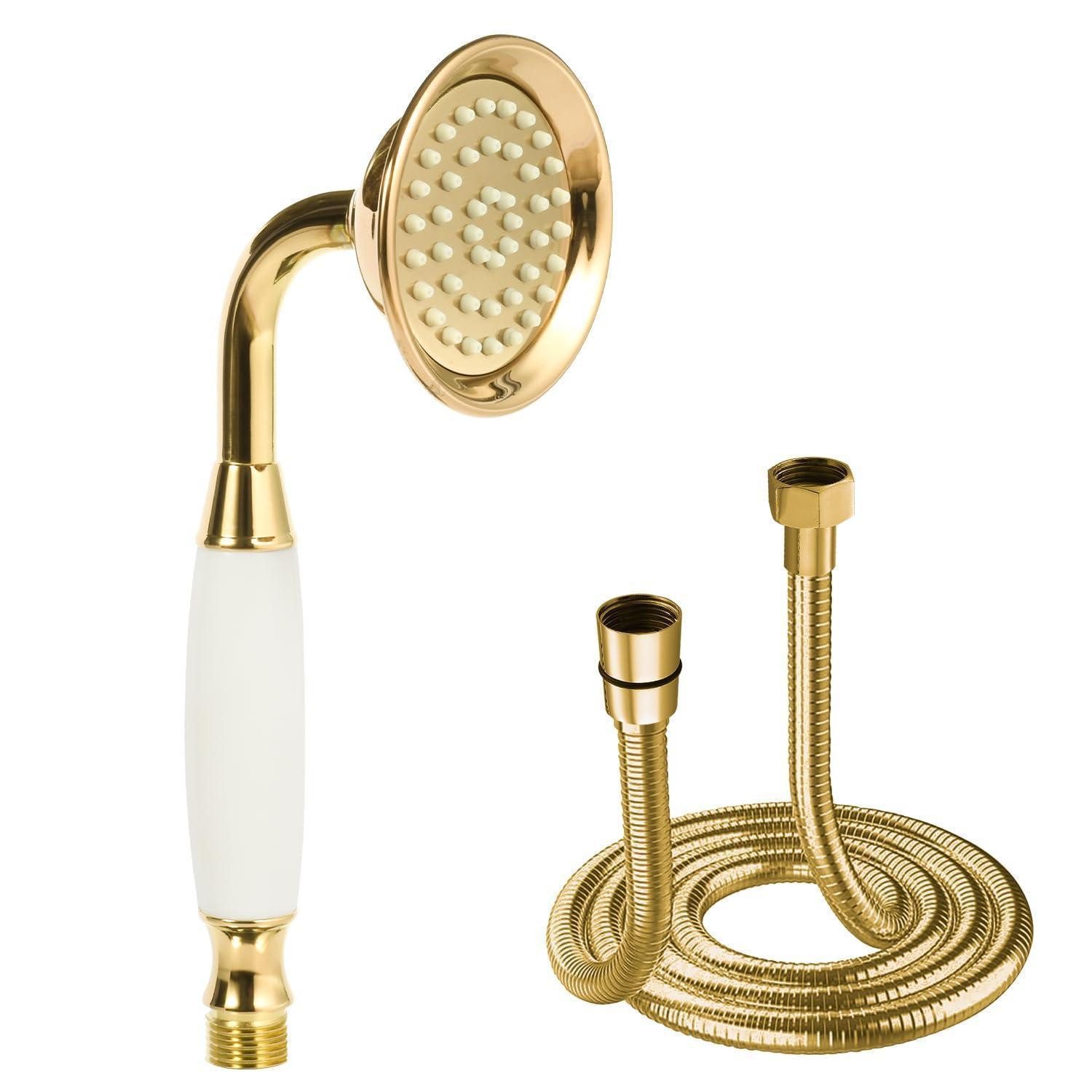 LuxusKollektion Handbrause Duschkopf Vintage Gold Handbrause