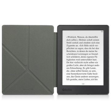 kwmobile E-Reader-Hülle Hülle für Kobo Aura H2O Edition 2, Kunstleder eReader Schutzhülle - Flip Cover Case