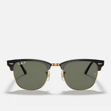 Ray-Ban Sonnenbrille Ray-Ban Clubmaster Black G-15 Green 51 mm