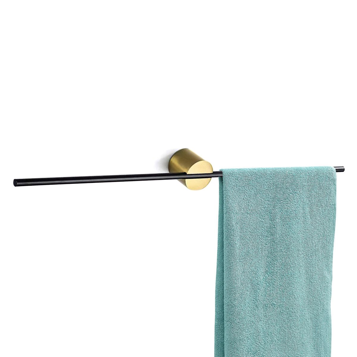 MOPUEA Handtuchhalter Handtuchhalter für Bad, verstellbar, modern, 50 cm, einreihig, Verstellbare Breite, rostfrei, wasserfest, platzsparend