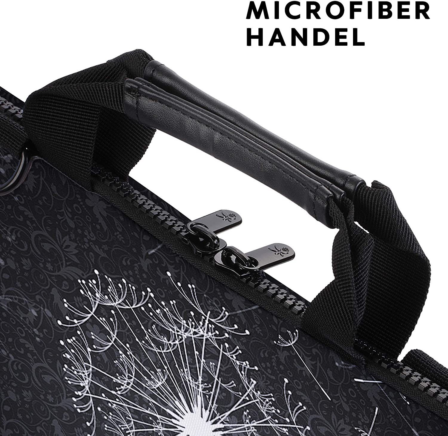 MAXLVL Laptoptasche 15.6 / 17.3 Zoll (Notebooktasche aus Canvas mit Zubehörfach), Schmutz- & Wasserabweisend – Bild 5 von 5