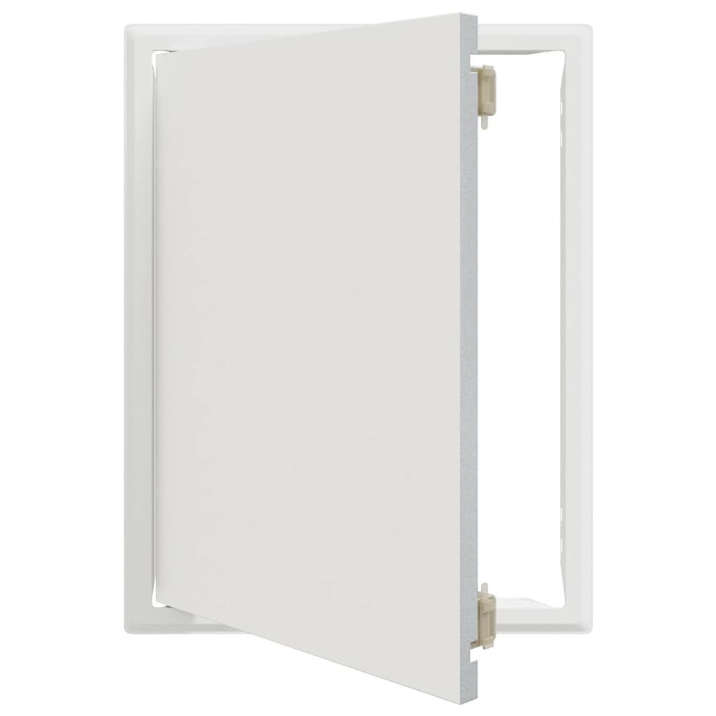 vidaXL Revisionsklappe Zugangstür Weiß 30 x 40 cm Stahl (1-St)
