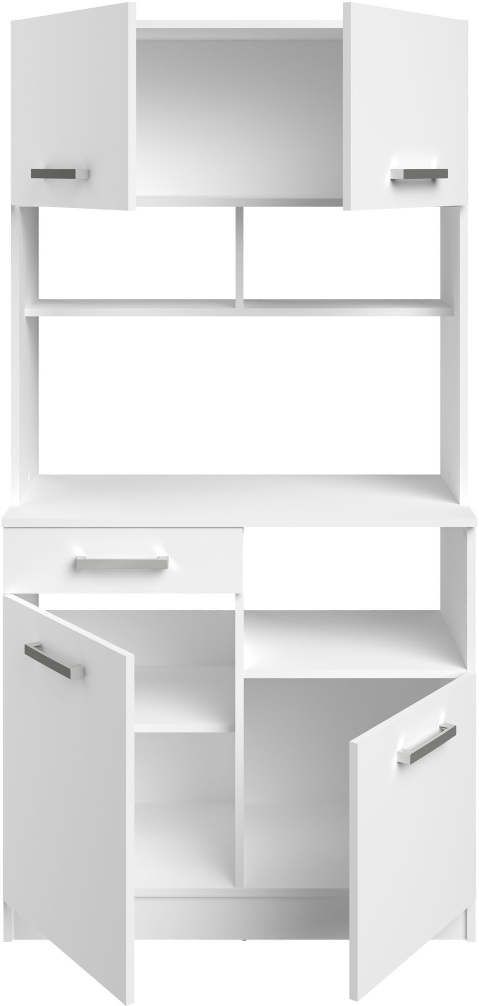 Parisot Buffet Uno, (B/H/T ca. 90x177x42) (1-St) Stauraum, zeitlos, variabel nutzbar, ohne Elektrogeräte