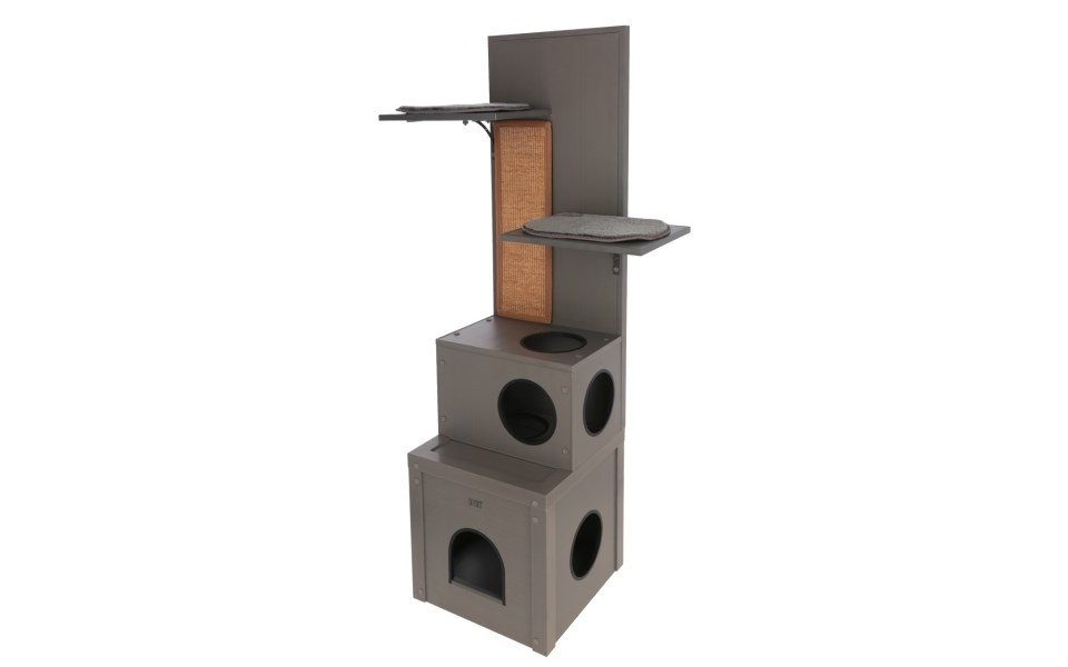 Kerbl Kratzbaum ECO-Katzenspielhaus Alex 152,5 cm 84455