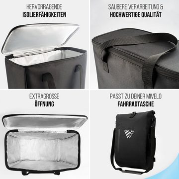 MIVELO Fahrradtasche Kühleinsatz für Gepäckträgertaschen Kühltasche Fahrrad