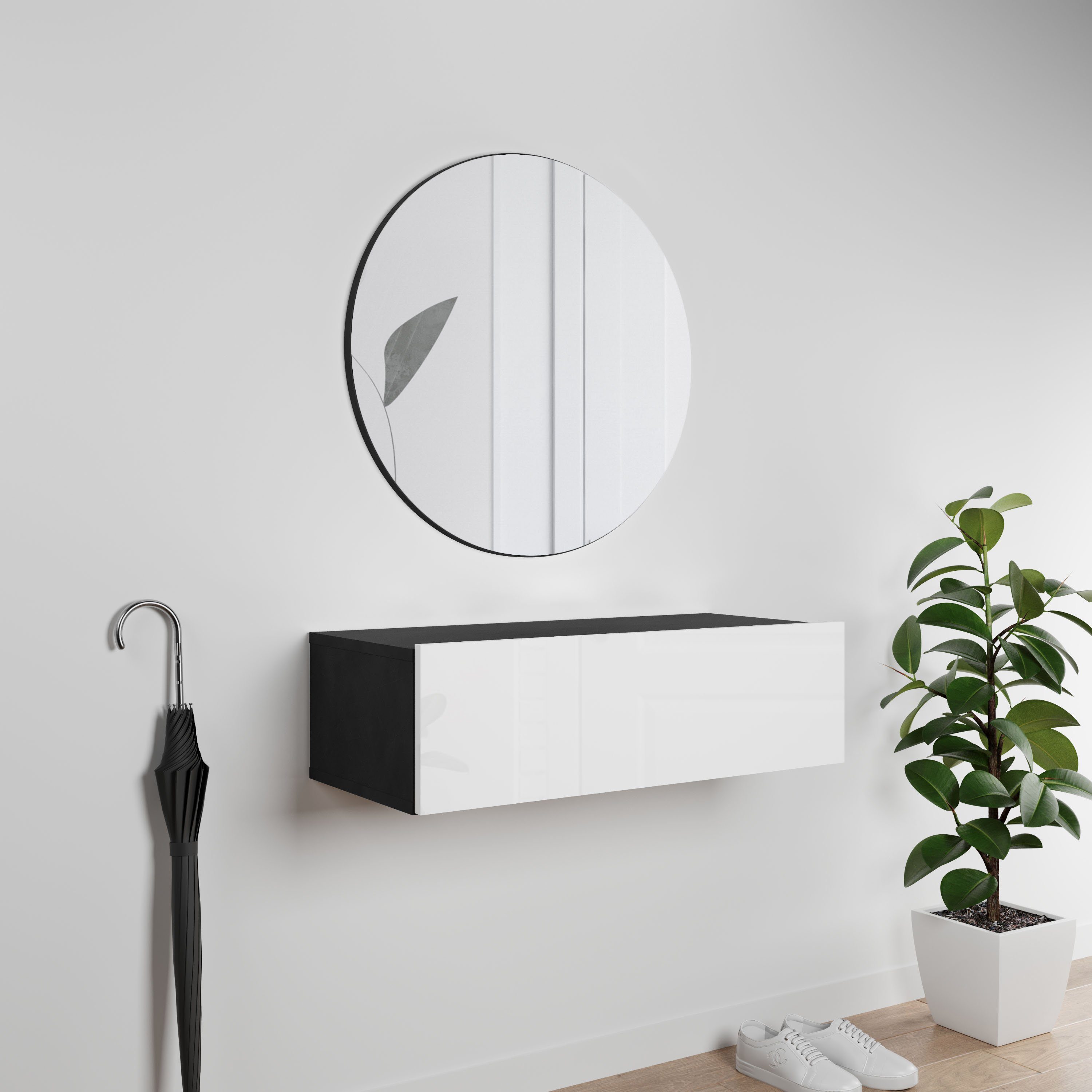 INOSIGN Garderoben-Set PARIS, (Komplett-Set, 2-St), Garderoben- Set Breite 70cm, ideal für schmale Flure